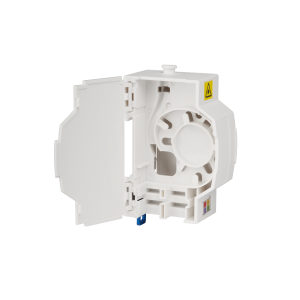 Бокс на DIN-рейку на 4 адаптера SC, белый